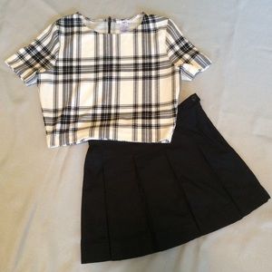Crop Dress Top. Skirt sold separately.